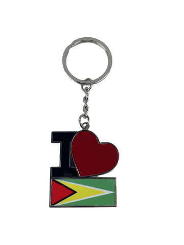 Guyana Flags Design Keyrings