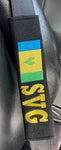 St.Vincent & the Grenadines Seat Belt Shoulder Cover Pads x 2