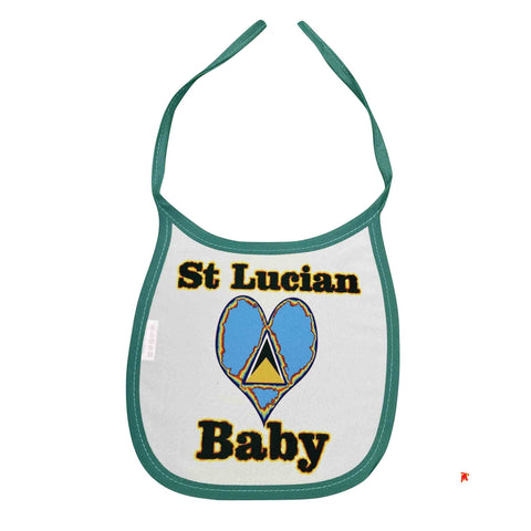 St.Lucian Baby bib