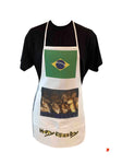 Brazil Happy Fathers Day Kitchen Aprons