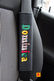 Dominica Seat Belt Shoulder Cover Pads x 2