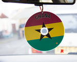 Caribbean Islands flag design Car Cd dangler