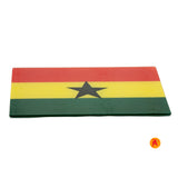 Ghana Flag Design Food Glass Cutting Boards