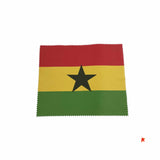 Ghana Flag Design Teardrop Hanging Earrings