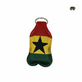 Ghana Sanitiser Holder/Pouch with Bottle Keyring
