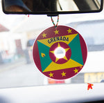 Caribbean Islands flag design Car Cd dangler