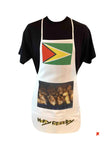 Guyana flag Happy Fathers Day Kitchen Aprons bbq chicken