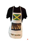 Jamaica flag Happy Fathers Day Kitchen Aprons bbq chicken-gift