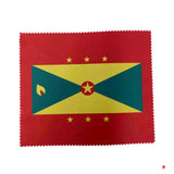 Grenada Flag Design Teardrop Hanging Earrings
