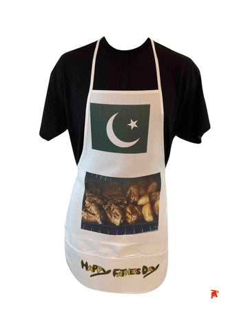 Pakistan flag Happy Fathers Day Kitchen Aprons bbq chicken-gift