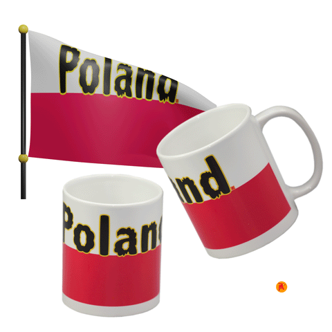Poland White Mugs