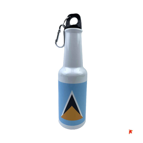 St.Lucia Flag design Beer/water Bottle