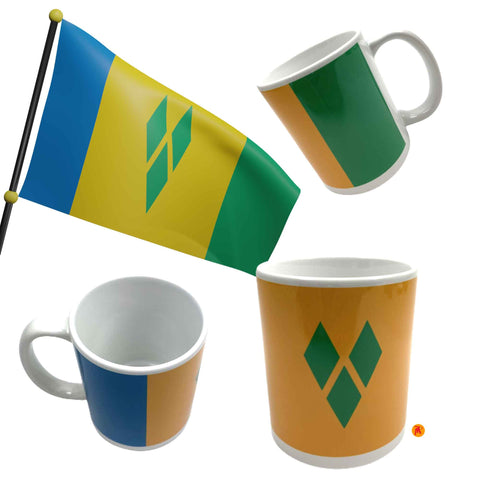 St.Vincent & the Grenadines flag design Mugs
