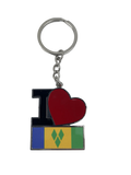 St.vincent & the Grenadines Flag Design Keyrings