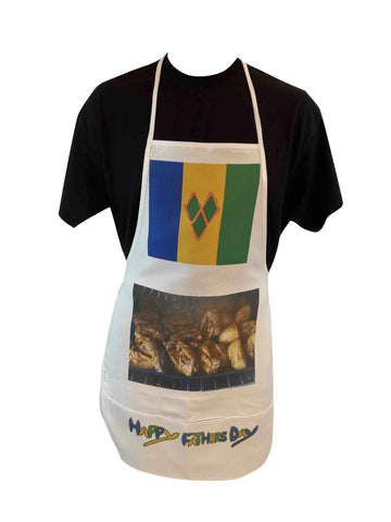 St.vincent & the Grenadines Happy Fathers day Kitchen Aprons