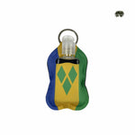 St.Vincent & the Grenadines  Sanitiser Holder/Pouch with Bottle Keyring